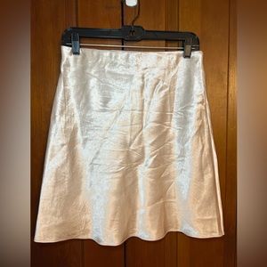 Babaton Blush Pink Slip Skirt Elastic Waist Sz 10 Spring Vacation Beach wedding